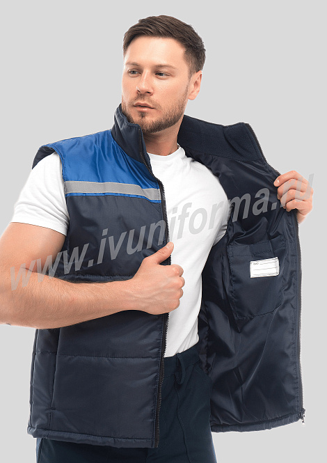 Жилет утепленный унисекс арт. Р-06-114-ОКС