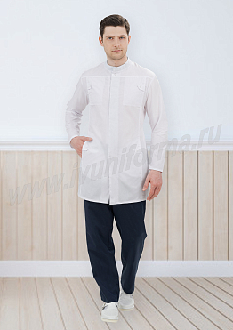 Халат медицинский мужской арт. М-20-66-ТС