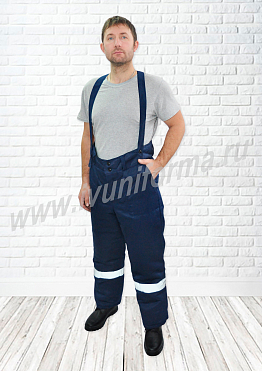 Брюки рабоче мужские с СОП арт. Р-07-140-ГР